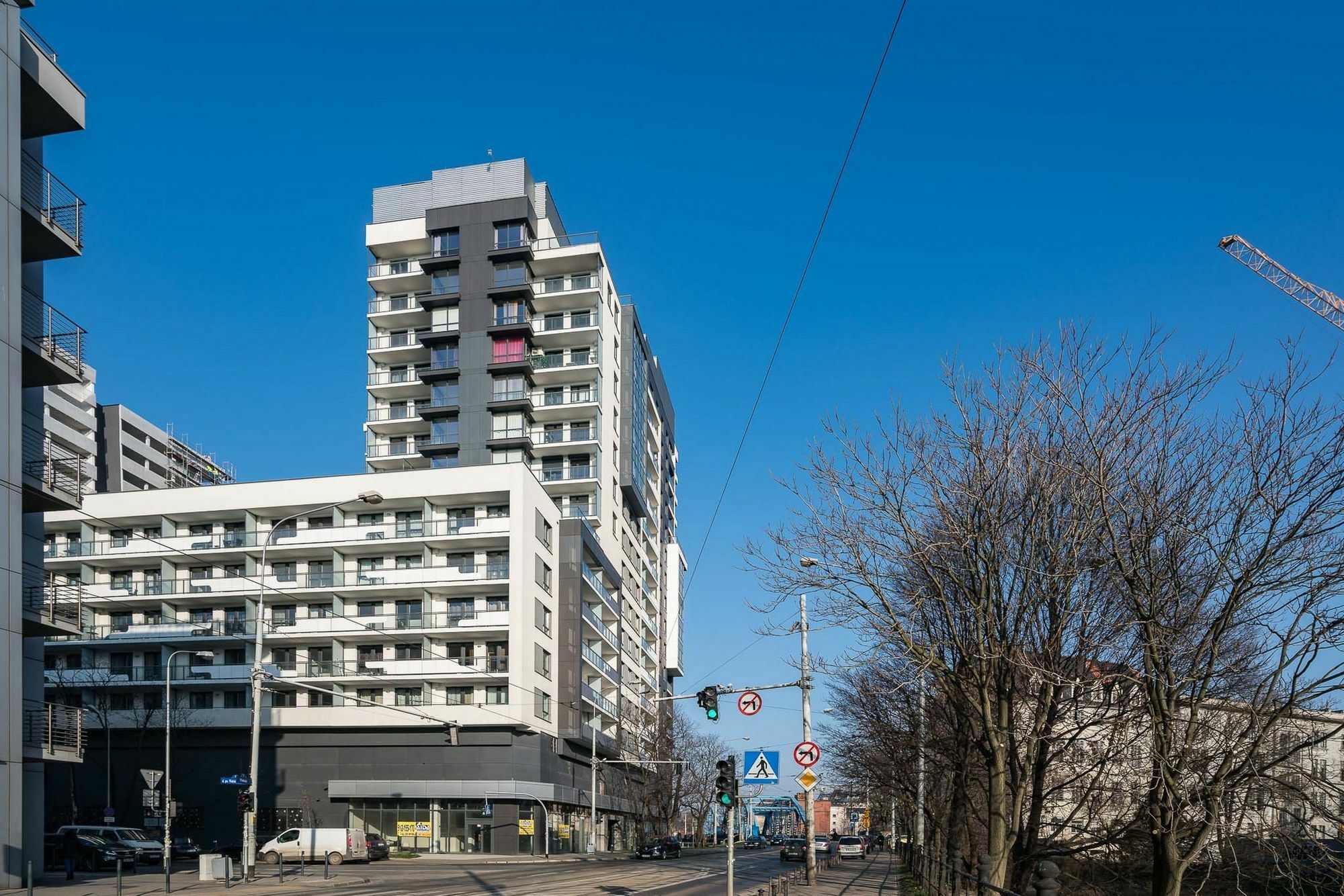 RentPlanet - Odra Tower Appartement Wrocław Buitenkant foto